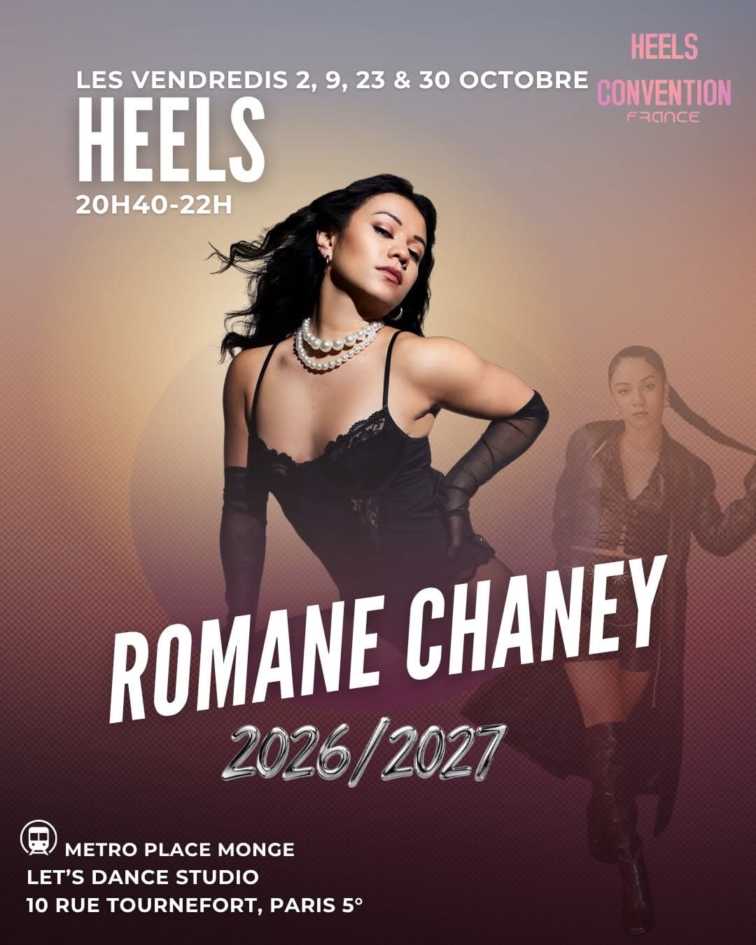 Heels tous niveaux avec Romane Chaney (Heels Convention France)